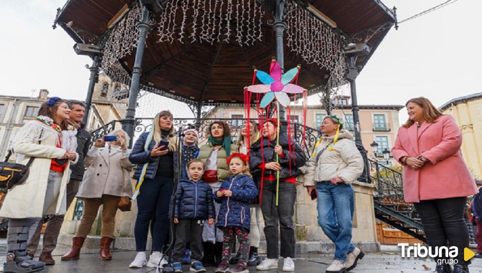 Medio millar de refugiados ucranianos celebrarán la Navidad en Segovia 