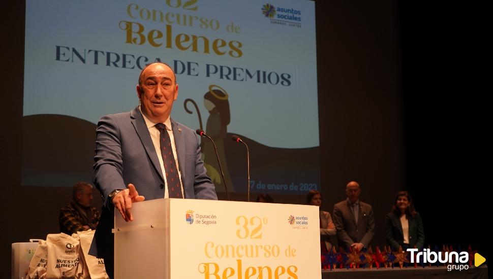 El Teatro Juan Bravo reúne a los premiados en el Concurso de Belenes 2022 de la Diputación de Segovia