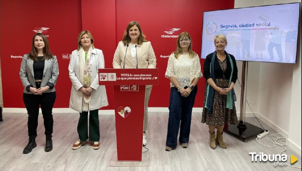 El PSOE propone un Punto de Atención a la Diversidad y urbanismo "con perspectiva de género" para Segovia