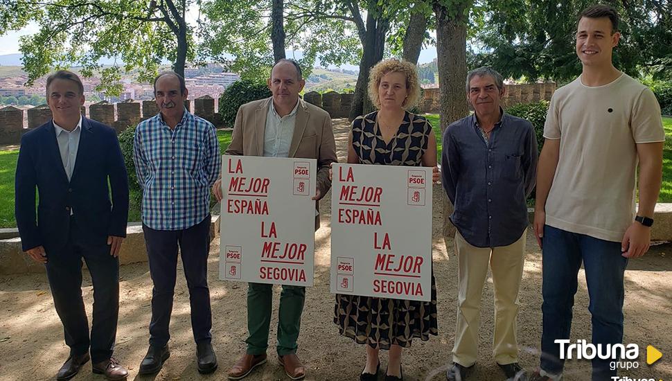 PSOE de Segovia pide voto contra el 'avance del insulto y la mentira'