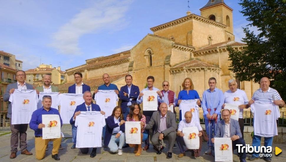 La XII carrera popular y marcha solidaria de Caja Rural de Segovia se vuelcan contra el cáncer