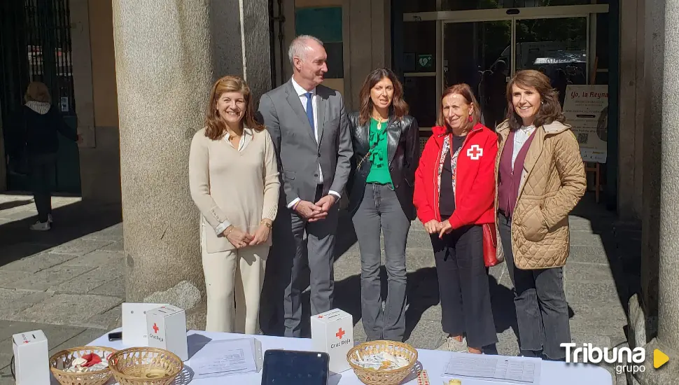 Cruz Roja Segovia dedica el Día de la Banderita a proyectos de apoyo a personas en vulnerabilidad