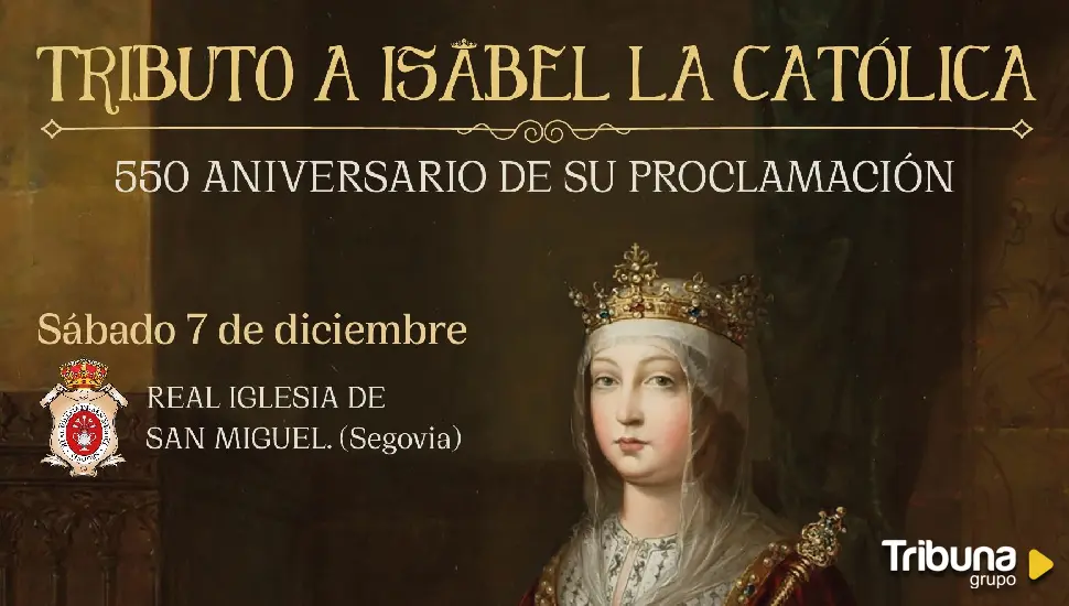 Tributo religioso a una reina que comenzó a cambiar el mundo en Segovia 