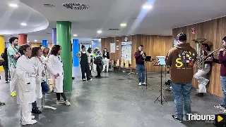 Música navideña en el Hospital de Segovia