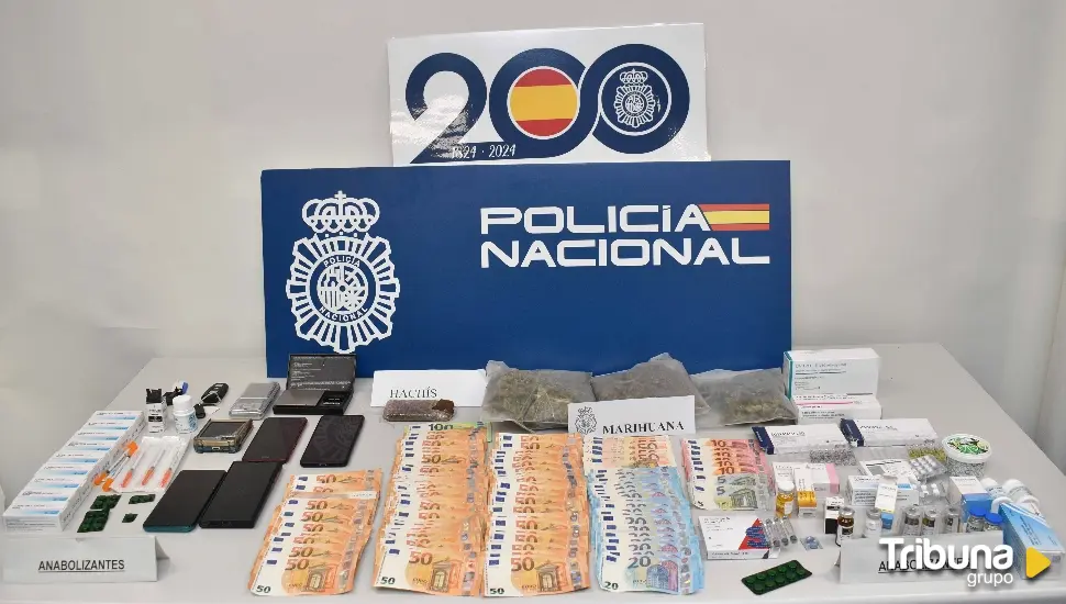 La Policía Nacional detiene a dos hombres en relación con medicamentos ilegales y estupefacientes 