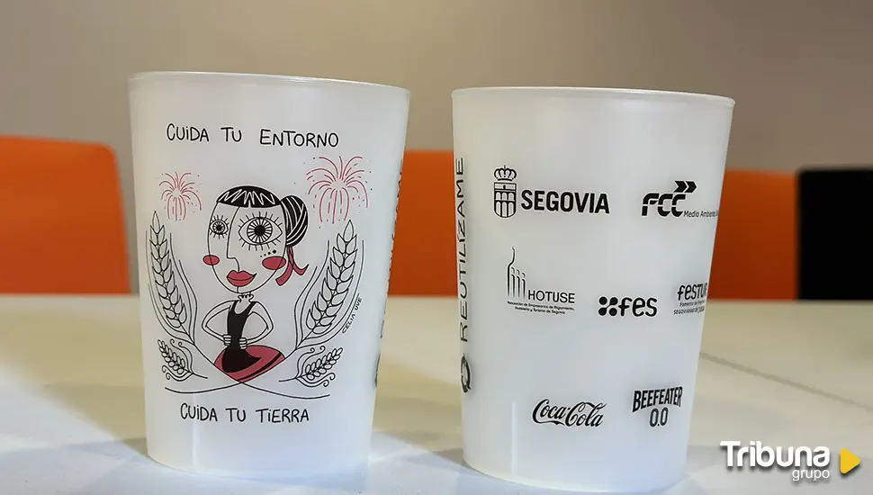 Vasos reutilizables con originales diseños en las fiestas de Segovia: ¿dónde conseguirlos? 