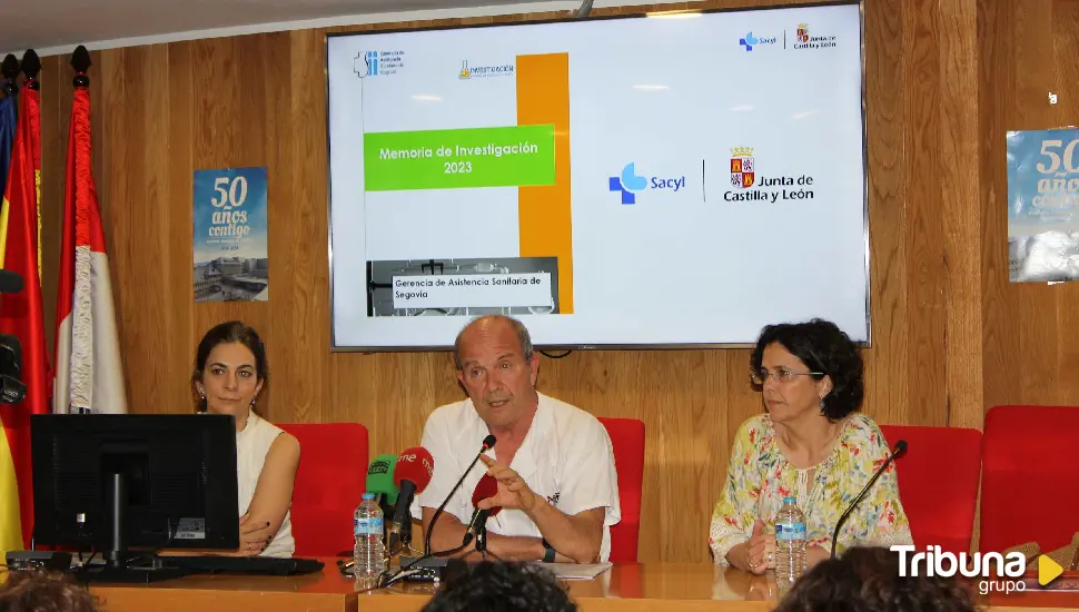 La Gerencia de Asistencia Sanitaria de Segovia presenta la memoria de investigación 2023