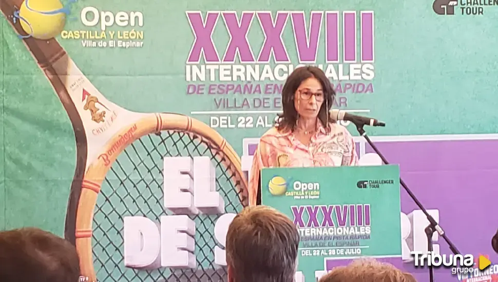 Vivi Ruano, directora del Open de Tenis Villa del Espinar: "luchamos para no perder el partido"