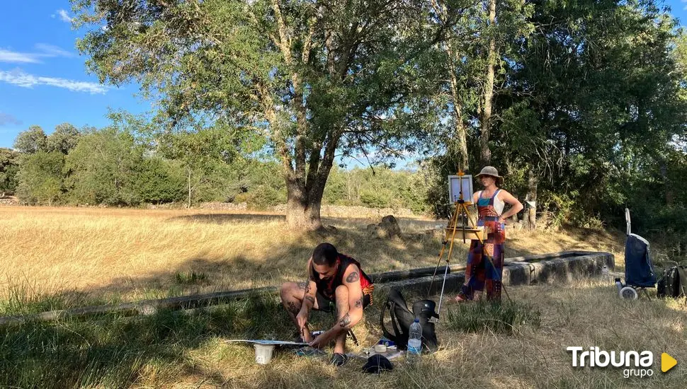 Arte al aire libre con el curso de Pintores del Paisaje de Segovia