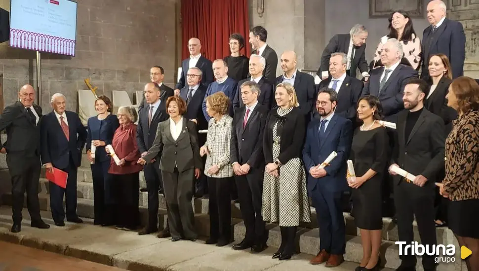 Doña Sofía entrega en San Ildefonso los premios Hispania Nostra y Europa Nostra 