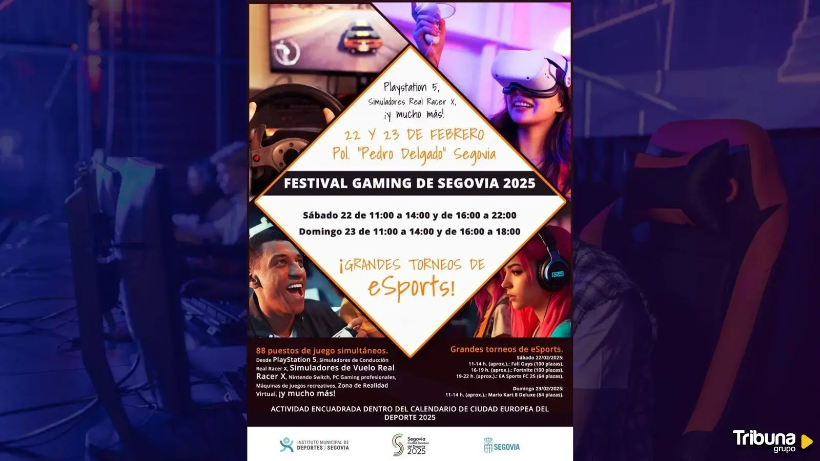 El primer Festival Gaming de Segovia tendrá 88 puestos de juego simultáneos y cuatro torneos